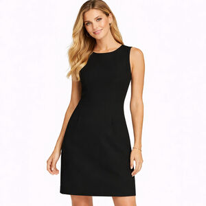 NWT Women's ON 34TH Black Sleeveless Sheath Dress Size 12